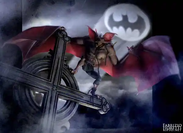 意大利fabriziofioretti的cg作品蝙蝠人