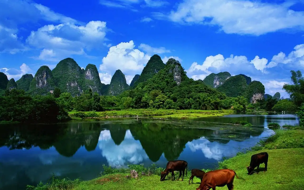 人间仙境高清山水风景桌面壁纸-壁纸图片大全