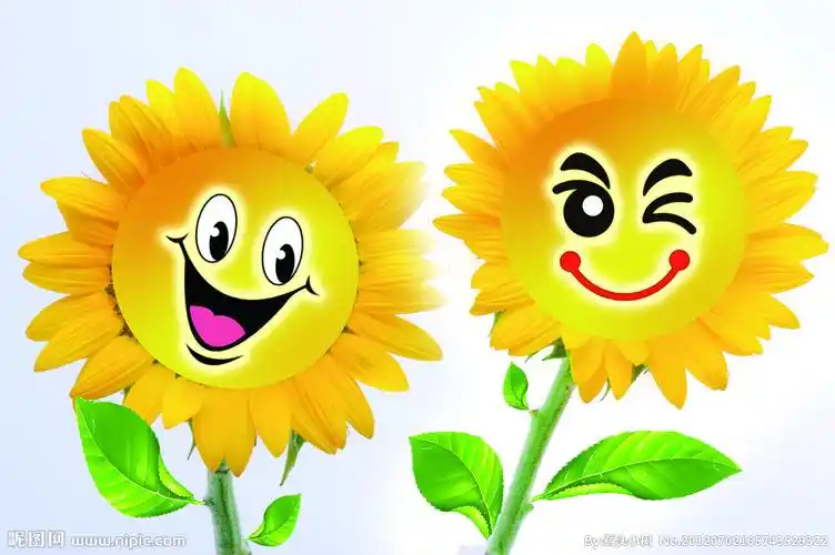 卡通向日葵图片