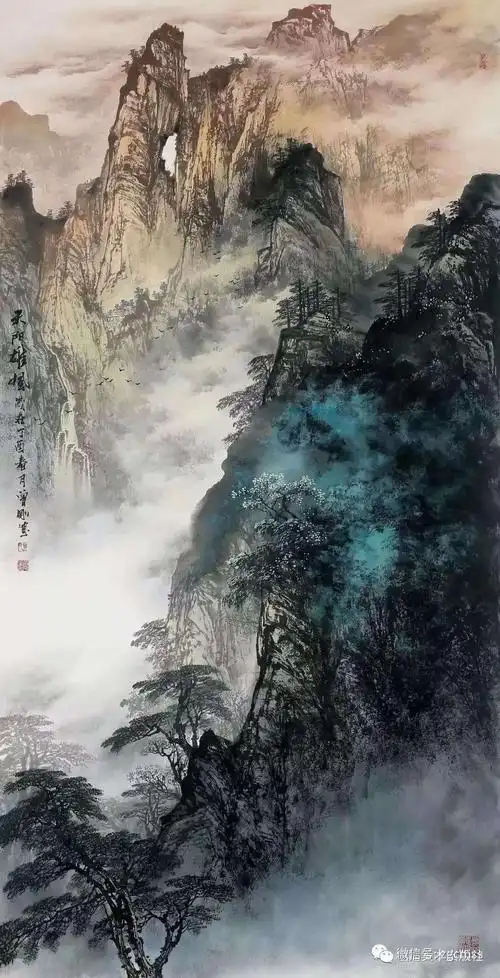 2020.9.3曾刚彩墨山水助教谢辉山老师点评学员作品纪录