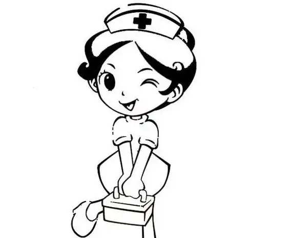 白衣天使简笔画怎么画简单又漂亮关于护士的简笔画有关护士简笔画一步