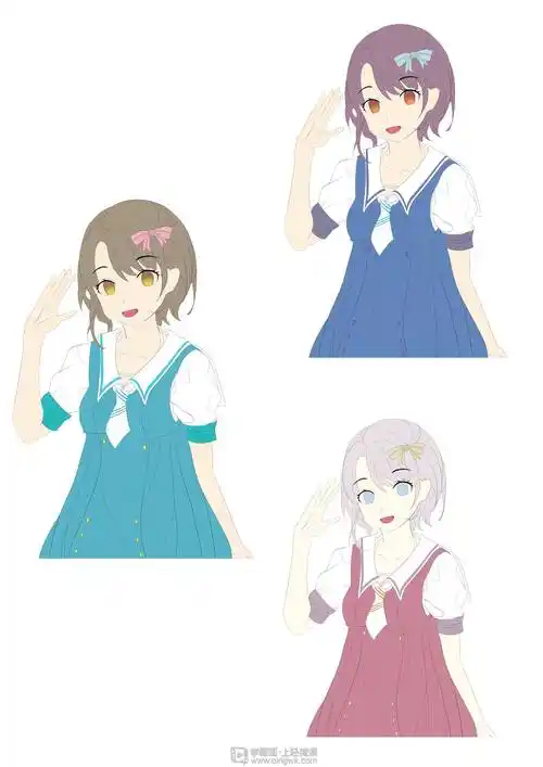 配色练习—角色插画人物配色训练
