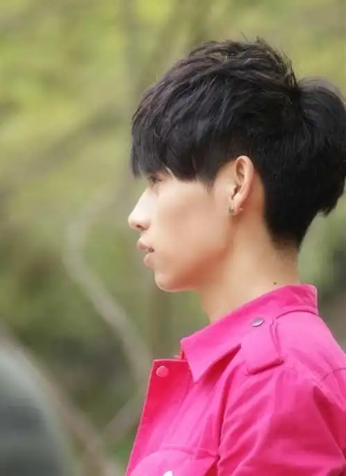 请问把两边的鬓角都推掉上面的头发盖住两边那叫什么发型,最好有图片