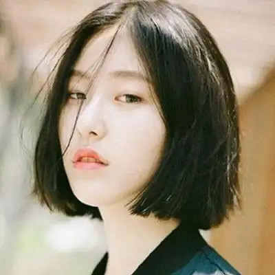 韩国无刘海中短发发型推荐清新露额设计更时髦吸睛