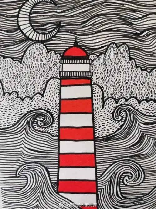 趣味儿童画##少儿美术课程##创意少儿美术##一起家庭教育##儿童厦描