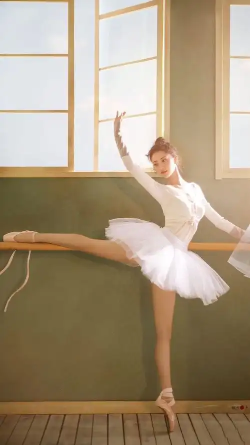 景甜年轻时候颜值真高跳芭蕾舞白净灵动不愧是人间富贵花