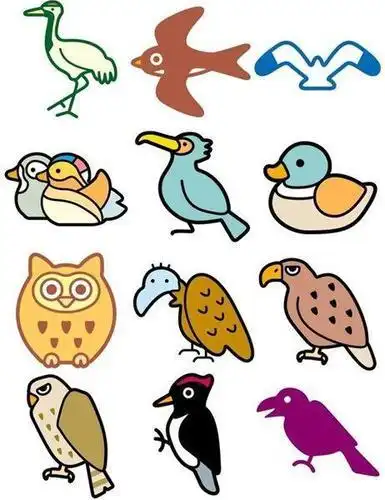 风景简笔画小动物彩色步骤