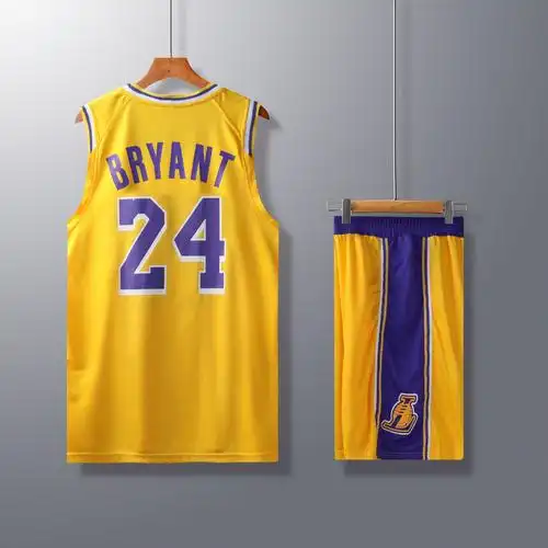 湖人队科比24号8号纪念球衣黑曼巴球衣定制篮球服套装比赛训练服-阿里