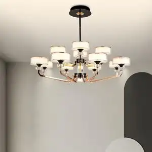 雷士照明2021春季新款客厅餐厅现代轻奢吊灯大气高档伯克丽含兮