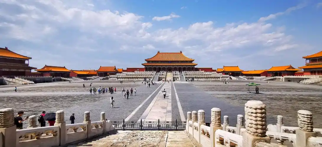 广角故宫太和殿