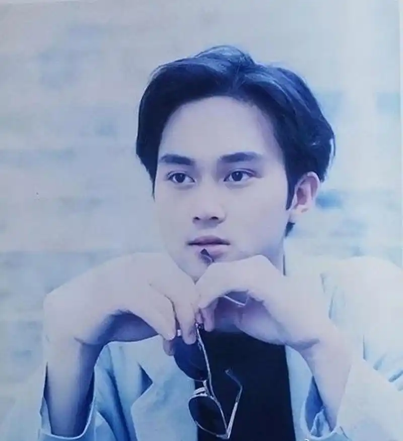 看到张智霖年轻时的照片,才知道他原来这么帅,又奶又有男人气概