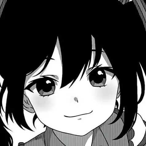 黑白二次元女生头像