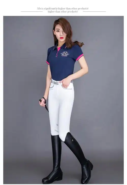 专业马术马靴牛皮马术马靴hillman骑士长靴男女款高筒舒适防滑耐磨