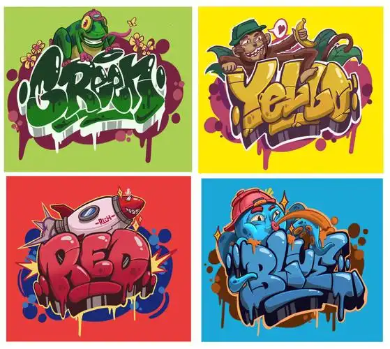 简单的涂鸦字体设计