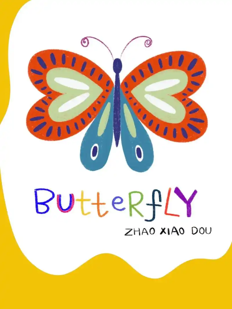 原创蝴蝶插画素材.#图文伙伴计划 画画使人快乐,用心画画,认 - 抖音
