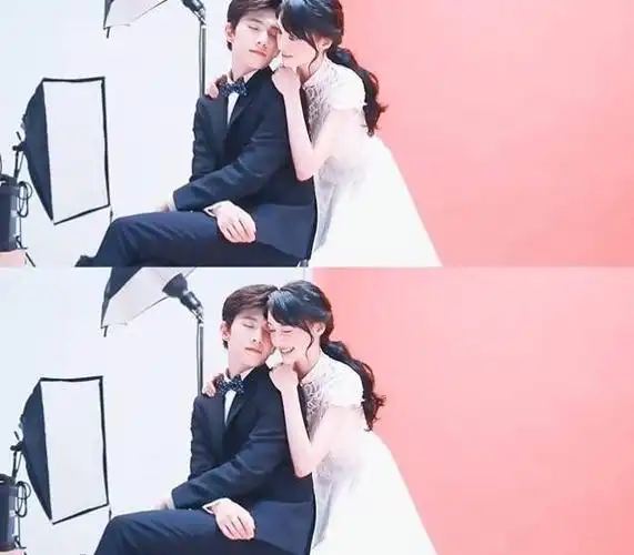 女神爱时尚 杨洋郑爽婚纱照 cp我一脸