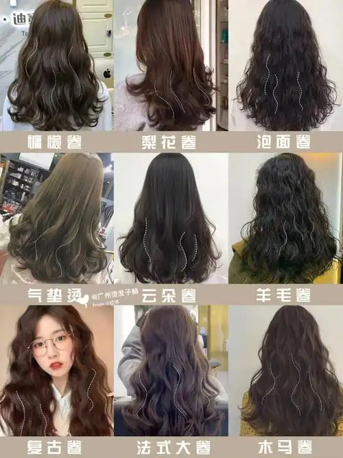 9292福利了 今天子赫老师给你们分享烫发类型,以及适合什么样的