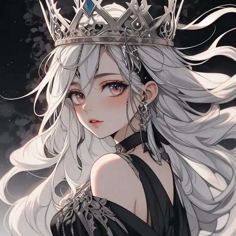 9369♀15动漫风长发女神头像96