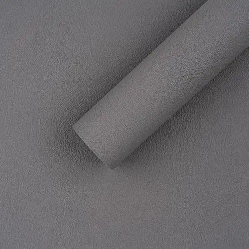 壁纸韩国北欧简约美式棕灰纯色水泥泥灰硅藻pvc墙纸