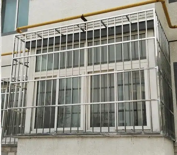 窗户防护栏 常州防盗窗定制不锈钢儿童窗户防护栏阳台护栏飘窗户