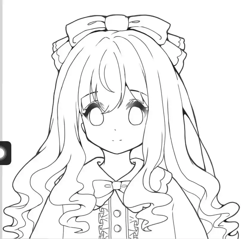 指绘 #绘画过程 #手绘 画世界里面太太的模板(上色练习模 - 抖音