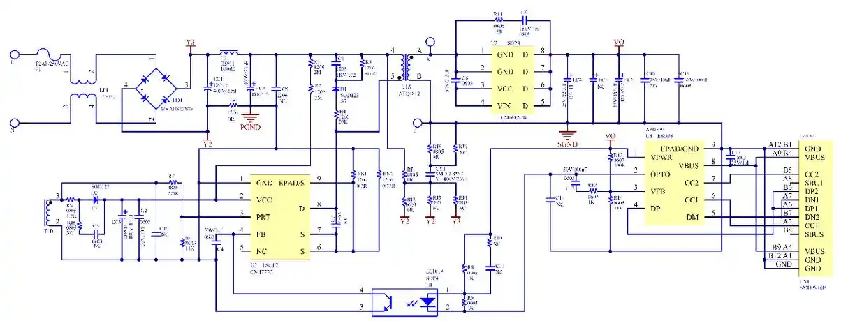 需求,创芯微推出合封氮化镓cm177xg系列以及配套的同步整流-充电头网