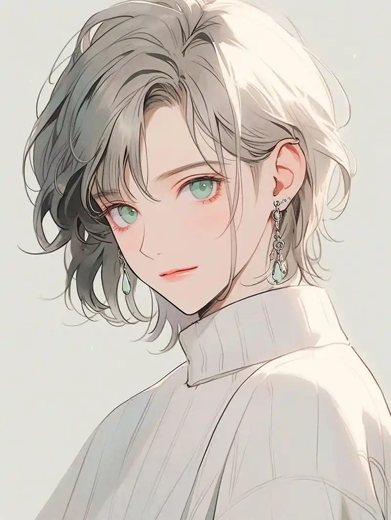 插画头像|狼尾姐姐 #动漫男头# #好看头像# #漫画头像# #女生头像