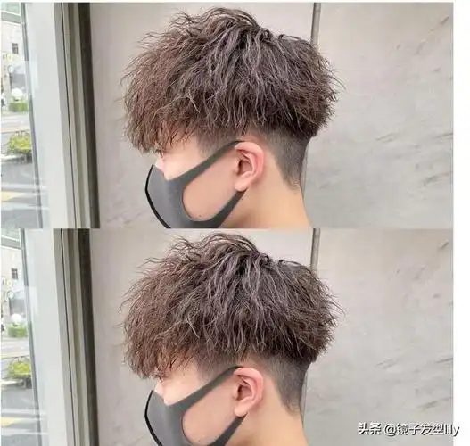 那就会让你帅得无可挑剔,小波纹的锡纸烫很有造型感,蓬蓬得很显发量