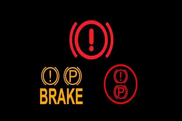 刹车油不足警示灯图标