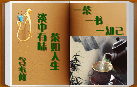 一杯茶一本书一知己