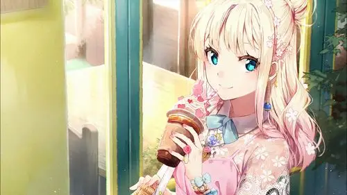 卡通人物 二次元 冰淇淋 动漫卡通壁纸