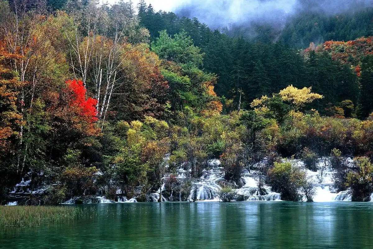 九寨沟的秋天,不仅仅是一片美丽的风景,更是内心的净土.