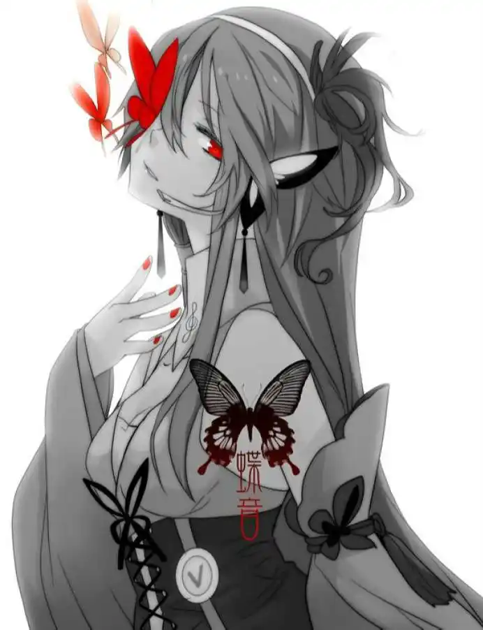 黑暗系动漫壁纸:我以为对你真心付出,你就会为我停住脚步