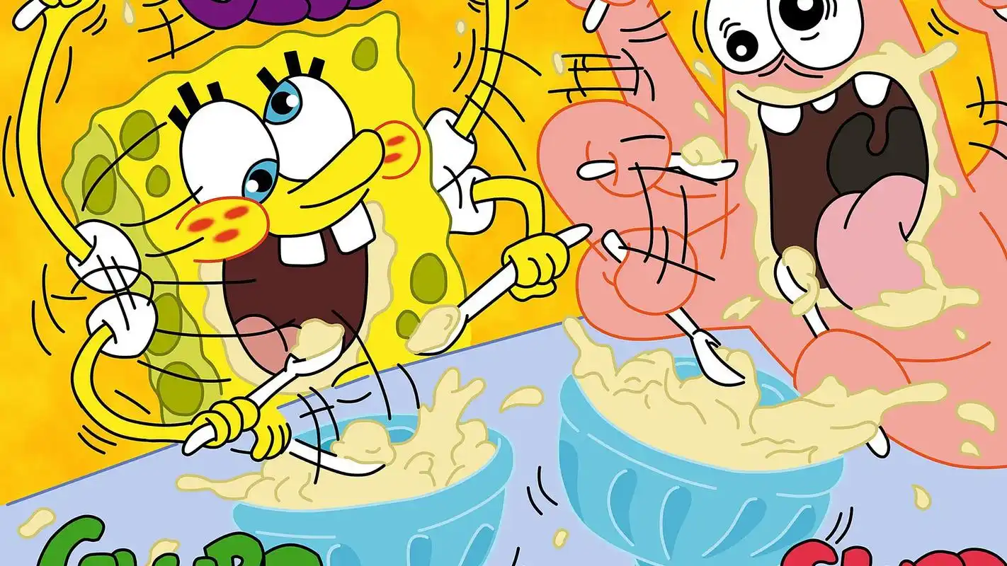 可爱滑稽的海绵宝宝卡通图片桌面壁纸 第一辑