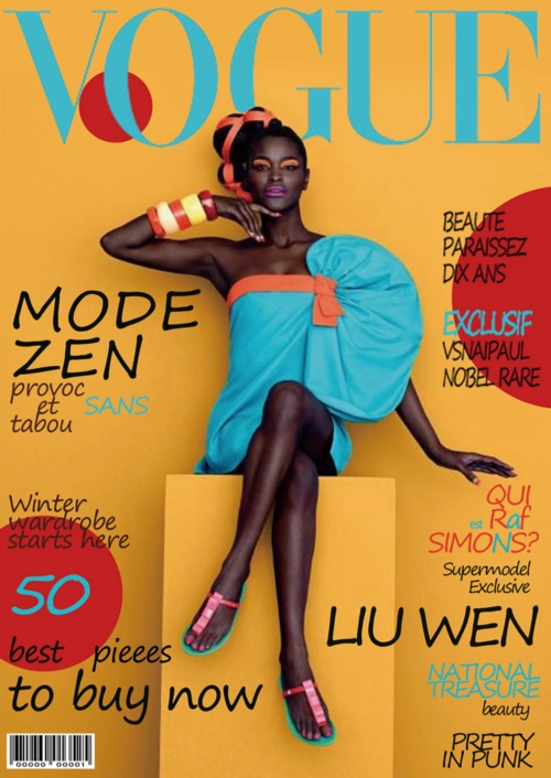vogue杂志封面设计