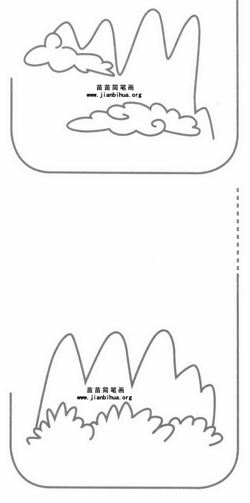 五指山简笔画图片教程