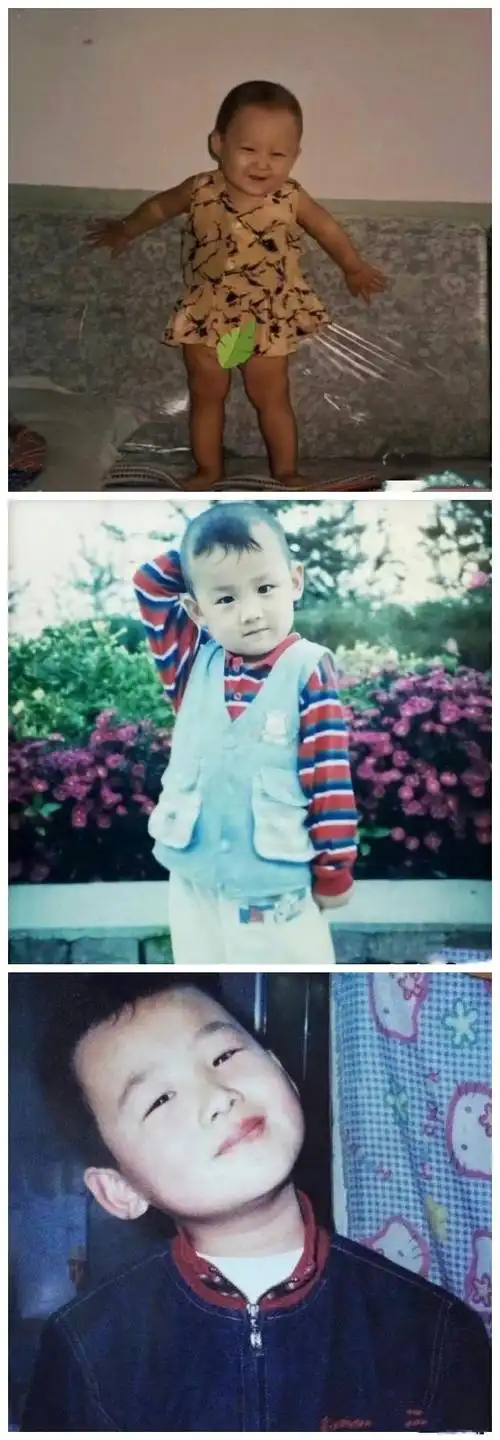 男大十八变!白敬亭童年照首曝光,小时候居然是个大饼脸,逆袭了