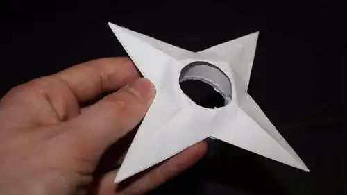 教你手工折纸手里剑,简单又好玩,《火影忍者》迷不要错过