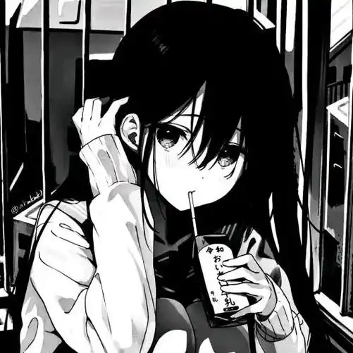 黑白头像 #动漫女头 这辈子太深情了 下辈子有机会脚踏八条 - 抖音