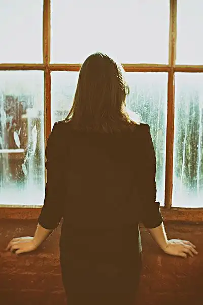 望向窗外图片_全景网