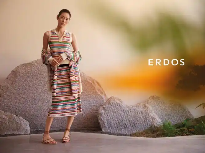 刘雯演绎erdos 2021春夏女装大片