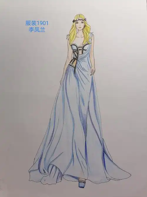 写美篇我们的作品: 服装人体素描作品 服装效果图作品 面料再造设破