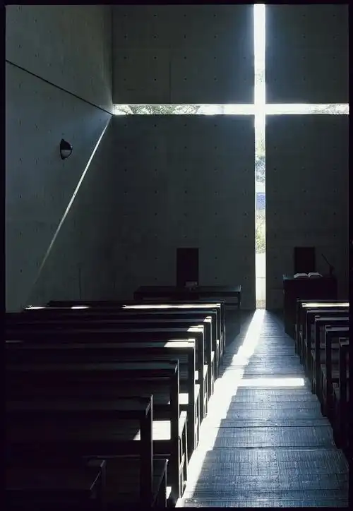 光之教堂教堂  日本,大阪府,茨木市  1987-1989  安藤忠雄建筑研究所