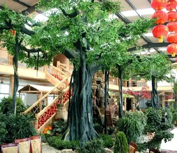 驻马店室内假树用水泥做的大树