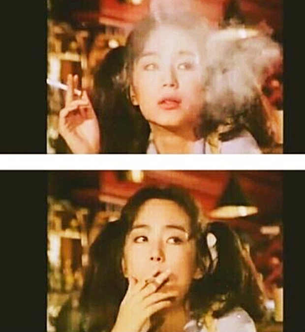 惊艳时光的"美人抽烟",大佬超模风情魅惑,吸血鬼女孩叛逆美?