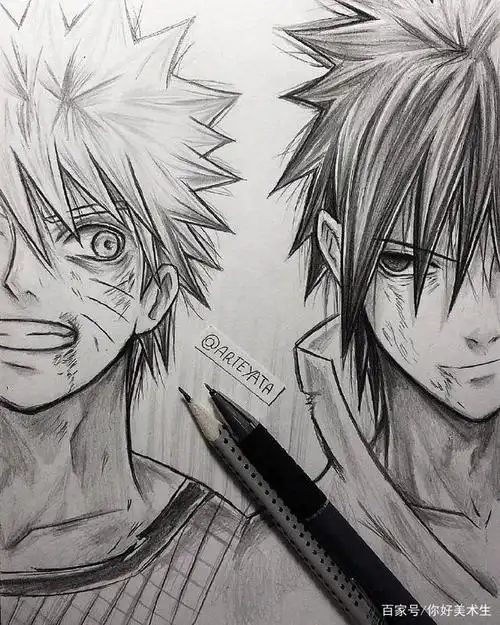 漫迷福音动漫人物素描分享