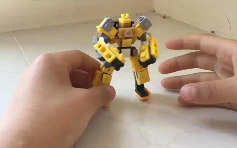 乐高自制重型机甲 可动展示
