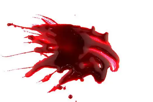 血迹,隔绝,白色背景,血,液滴,可怕