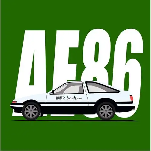 周末随便画的~ae86|插画|创作习作|寂静秋雨 - 原
