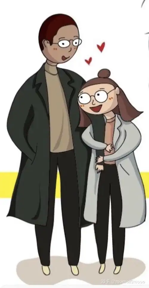 附上我俩的身高差!